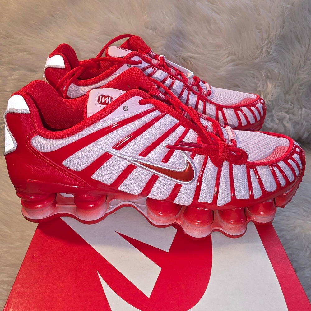 Nike Shox TL GS Sneakers – Youth 6.5Y / Women's 8 — Pink Foam Red White